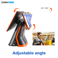 CARAV Prix de gros 15.6 pouces POS Android Terminal System Double écran pour les restaurants