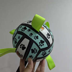 <span class=keywords><strong>Jouet</strong></span> de <span class=keywords><strong>chien</strong></span> moderne et écologique 2026 : ballon de football durable pour la dentition et l'entraînement en extérieur - Product Image 6
