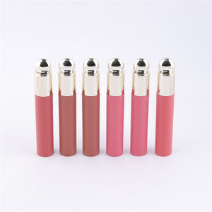 Brillant à lèvres mat longue durée sans cruauté, transparent, avec logo personnalisé, marque privée scintillante avec couvercle doré, nouveautés - Product Image 3