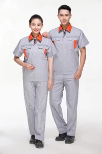 2025 nuovo Design riflettente <span class=keywords><strong>lavoro</strong></span> uniformi personalizzabili manica corta abiti da <span class=keywords><strong>lavoro</strong></span> da giardino con Logo - Product Image 4