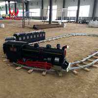 Train électrique miniature sans rails personnalisé pour enfants, équipement d'amusement extérieur en acier galvanisé pour centre commercial, parc, zoo