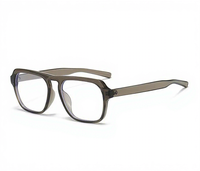 Lunettes anti-lumière bleue classiques à monture carrée pleine, tendance mode, nouveau modèle à prix réduit, style minimaliste et élégant