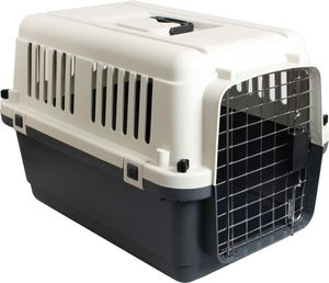 Boîte de transport en plastique <span class=keywords><strong>Karlie</strong></span> pour chats et chiens - Design extérieur écologique et tendance, conforme à la réglementation IATA pour le transport d'animaux vivants - Product Image 2