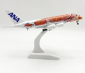 โมเดลเครื่องบินดายแคสต์ขนาด20ซม. <span class=keywords><strong>A380</strong></span> Ana สินค้าใหม่สีเต่าที่ดียอมรับการปรับแต่งได้สำหรับฤดูร้อน - Product Image 3