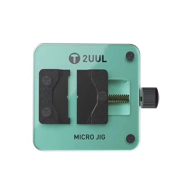 2UUL Micro JIG Fixture Mobile Motherboard PCB Board CPU Chip IC Planting Tin Holder Welding Pad Glue Clean