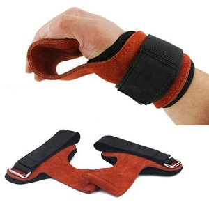 Poignées de protection pour la musculation, vente en gros, 3 trous, protection des paumes, pour la musculation et le Crossfit - Product Image 2