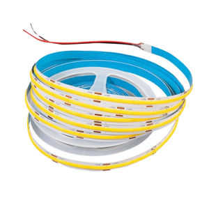 Tira de LED Súper Brillante de 608 LED, Atenuable, de Doble Color, DC24V, 10 mm de Ancho, COB Suave, CCT Ajustable, Blanca, con Control Remoto - Product Image 4