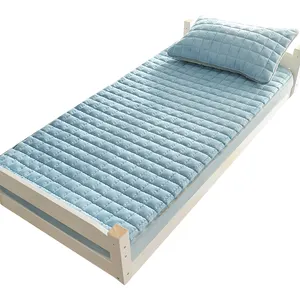 Flannel bed blanket low price wholesale student dormitory mattress cover 80 * 190cmOEM factory custom