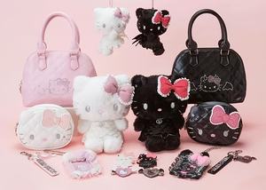 เราจัดส่งรวดเร็วใน3-5วัน9นิ้ว Hellokitty Angel plushie ยัดไส้สัตว์สีดำนุ่มฟัซซี่ huggable plushie - Product Image 2