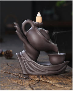 Yoga méditation thé cérémonie mignon style chinois reflux brûleur d'encens bougeoirs nouvelles décorations <span class=keywords><strong>pour</strong></span> la maison créatives particulières - Product Image 4