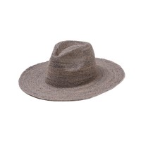Chapeau Panama en paille de raphia tressé à la main, style western, unisexe, pour l'été, la plage, les vacances, protection solaire vintage