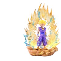 7 figurines de collection lumineuses en PVC de Gohan Super Saiyan, faites à la main, de la série Magic Sun, modèle d'animation, cadeau