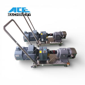 Pompe de transfert rotative à lobes en acier inoxydable de qualité alimentaire, haute viscosité, 0,5 CV, meilleur prix - Product Image 4