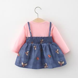 Cina abbigliamento bambino donna <span class=keywords><strong>Jeans</strong></span> fantasiose bretelle ragazze <span class=keywords><strong>abiti</strong></span> da festa - Product Image 2