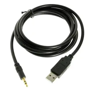 High Compatible WIN7 8 10 FTDI RS232 FT232RL PL2303 CP2102 5V 3.3V Uart TTL USB Male to 3.5mm 2.5mm Audio Jack Serial Converter