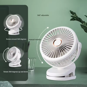 Mini ventiladores de refrigeración recargables por USB de 5V, Enfriador de aire eléctrico portátil de alto viento para cochecito de bebé, coche, Hotel al aire libre, RV, uso doméstico - Product Image 4