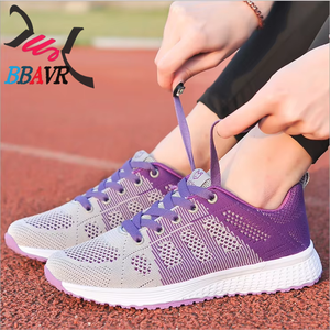 Nouvelles chaussures de course pour femmes, légères, pour la marche en plein air, en mesh et caoutchouc, printemps été automne, services OEM ODM disponibles - Product Image 2
