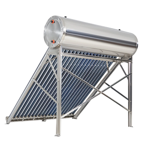 Proveedor OEM, Calentador de Agua Solar de Tubo de Vacío Residencial Compacto de Acero Inoxidable de 100L 200L, Montado en la Pared, 200 Litros, Sin Presión - Product Image 6