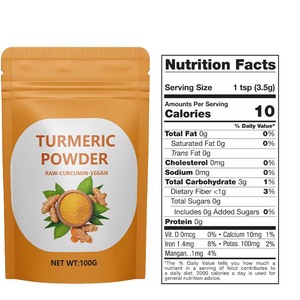 Poudre d'extrait de curcuma de haute qualité à marque privée, qualité alimentaire - Product Image 2