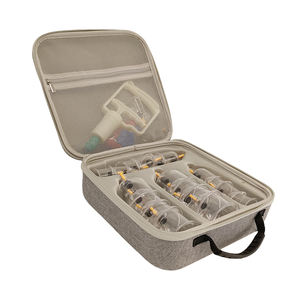 Tas penyimpanan Bekam, Set bekam profesional Cina, tas penyimpanan Set terapi bekam portabel, pompa vakum perjalanan - Product Image 3