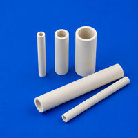 Componente Cerámico de Alta Temperatura OEM: Tubo Hexagonal de Nitruro de Boro (BN), Varilla Cerámica, Agitador para Termopares, Componente Cerámico de Alta Temperatura que no se Mojado por el contacto con líquidos.