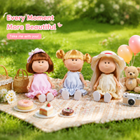 Poupée bébé en vinyle souple de 24 cm, 3 styles mignons, adorable poupée à habiller avec vêtements, poupée interactive pour enfants, cadeau de vacances
