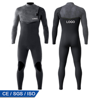 Combinaison de plongée intégrale en néoprène personnalisée 4/3mm 3/2mm 3mm sans fermeture éclair pour la plongée libre, combinaison de plongée à manches longues pour la pêche sous-marine OEM ODM