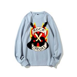 Top Sportivo da Uomo Streetwear <span class=keywords><strong>Rock</strong></span> <span class=keywords><strong>n</strong></span> <span class=keywords><strong>Roll</strong></span> con Spalle Cadenti, Collo Tondo, Vivace e Trendy per Stratificazione - Product Image 5