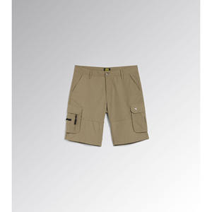 Pantalones Cortos Diadora Bermuda Wonder, Color Beige Clásico, Corte Regular, Popelina de Algodón Transpirable, Talla L - Product Image 1