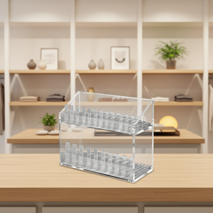 กล่องอะคริลิครีไซเคิลรักษ์โลกสำหรับจัดเก็บลิปสติกและแปรงแต่งหน้าแบบขายส่ง น้ำหนักเบา ขัดเงาอย่างดี - Product Image 6