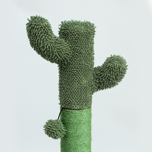 Cactus <b>Cat</b> Scratching Post Sisal <b>Cat</b> <b>Tree</b> <b>Small</b> Green Pillar Durable <b>Cat</b> Toy All Seasons - Product Image 2