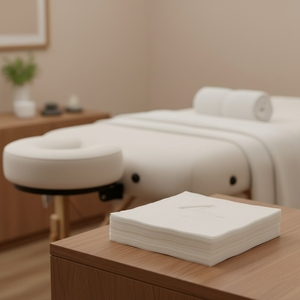 Housse jetable pour repose-tête de massage, structure non tissée à découpe croisée, pour repose-têtes de table de massage professionnelle, protection de table de massage - Product Image 4