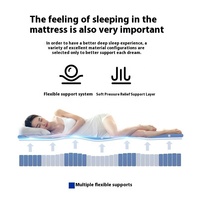 Matelas de lit à ressorts électrique intelligent moderne et durable à 8 modes, épaisseur 27 cm, type divisé, pour hôtel, appartement, chambre à coucher
