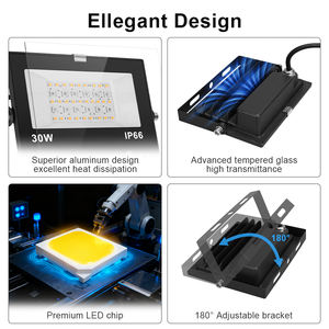 30 واط gb Colour 80 متغير بالتحكم عن بعد توقيت الذاكرة 4 أوضاع r66 ww مصباح غامر - Product Image 2