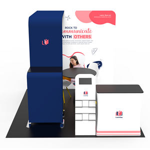 Stand d'exposition d'exposition de salon professionnel portable en tissu de <span class=keywords><strong>tension</strong></span> standard de nouvelle conception - Product Image 4