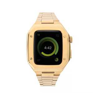 <span class=keywords><strong>Precio</strong></span> <span class=keywords><strong>de</strong></span> fábrica pulido mecanizado CNC personalizado <span class=keywords><strong>para</strong></span> <span class=keywords><strong>Apple</strong></span> <span class=keywords><strong>Watch</strong></span> correa <span class=keywords><strong>de</strong></span> caja <span class=keywords><strong>de</strong></span> Metal 44mm 45mm conector Iwatch7 Watch6 - Product Image 1