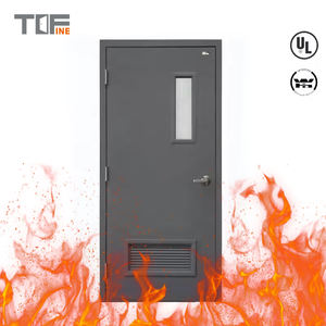 Puerta de sala limpia moderna con núcleo de Metal resistente al fuego para Villa y Hospital Sellado óptimo Puerta de acero inoxidable Puerta de sala limpia - Product Image 3