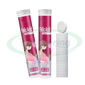 แท็บเล็ตเสริมกรดโฟลิกสำหรับหญิงตั้งครรภ์วิตามินซีแบบเม็ดฟู่ - Product Image 1