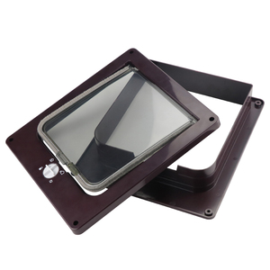 Porte pour animaux de compagnie à 4 voies avec fermeture sécurisée, pour portes et fenêtres intérieures et extérieures, installation facile, entrée pour animaux de compagnie avec volet transparent - Product Image 3