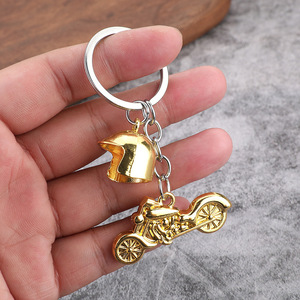 Cadeau promotionnel, porte-clés moto 3D avec casque, mini accessoires de voiture, porte-clés de voiture, pendentif, porte-clés en métal pour petit ami - Product Image 4