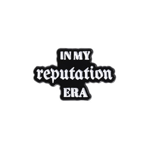 Nouvelle Broche Émail Métallique Créative Personnalisée Noire en Forme de Phrase Anglaise pour Vêtements et Cadeaux - Product Image 5