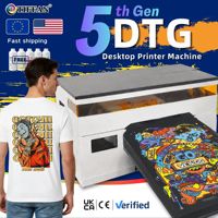 Impresora DTG de fácil manejo A3 de escritorio, impresión directa a prenda, máquina de impresión DTG para camisetas y ropa, ideal para pequeños negocios.