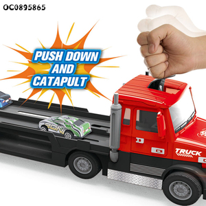 <span class=keywords><strong>Camion</strong></span> dei pompieri del trasportatore dell'automobile di trasporto del veicolo <span class=keywords><strong>giocattolo</strong></span> dell'automobile della catapulta della ferrovia della ruota libera per i bambini - Product Image 4