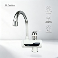 Robinet électrique à eau chaude instantanée, installation facile, température réglable, robinet chauffant électrique pour la cuisine et l'usage domestique