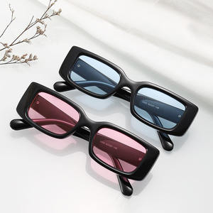 Vente chaude rétro tendance mode conçu carré polarisé rue tir Hip Hop lunettes de soleil hommes et femmes - Product Image 5