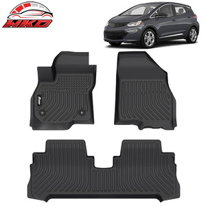 Tapis de sol pour voiture Chevrolet Bolt EV 2017-2023, 1ère et 2ème rangée, tapis de protection robustes en TPE, moulés en 3D, imperméables - Product Image 1
