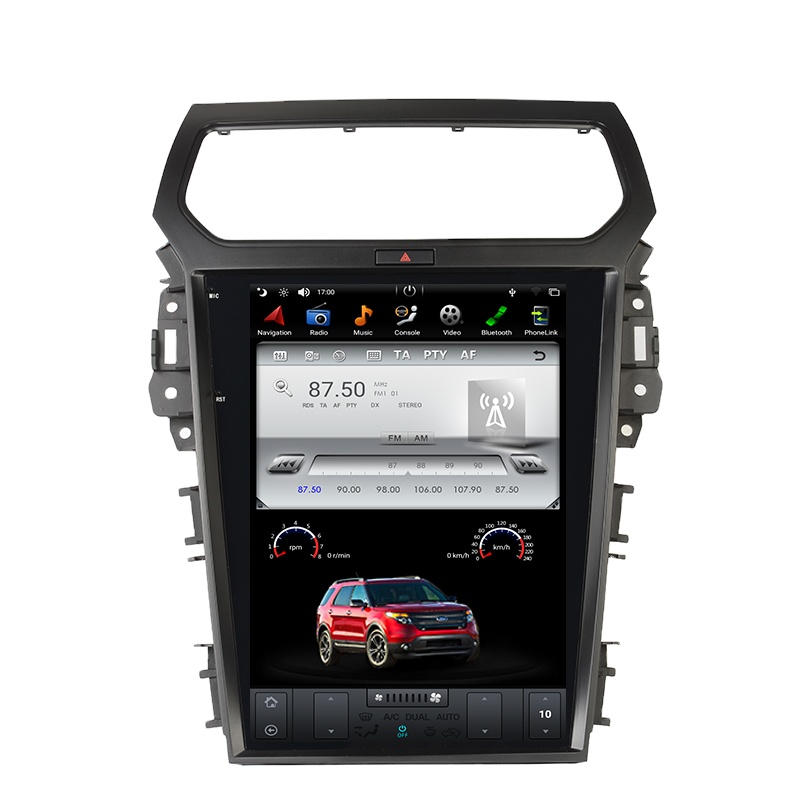 Pantalla Vertical de 12,1 pulgadas para Ford Explorer 2013-/2016, GPS de CUSP, 4G64G, Multimedia de coche, DSP, navegación, sistema estéreo para coche Android