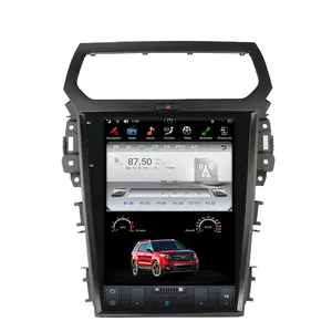 福特探索者2013-/2016-尖点4G64G汽车多媒体DSP导航安卓汽车立体声系统的垂直屏幕12.1英寸