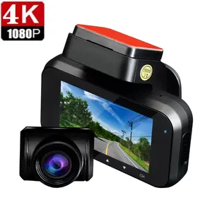 Car DVR Camera 1080P 4K Dual DashCam 3" IPS screen Real 4K Car Recorder Dashboard Camera G-Sensor Motion Detection night vision