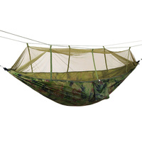 Hamac de camping camouflage en nylon léger et résistant avec moustiquaire, personnalisable avec logo, idéal pour le backpacking et le bivouac – Nouveauté promotionnelle